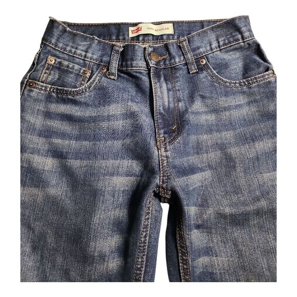 Levi's 505 Regular Fit Size 14 Regular W27 L27 Bootcut Medium Wash Streetware - Picture 2 of 11